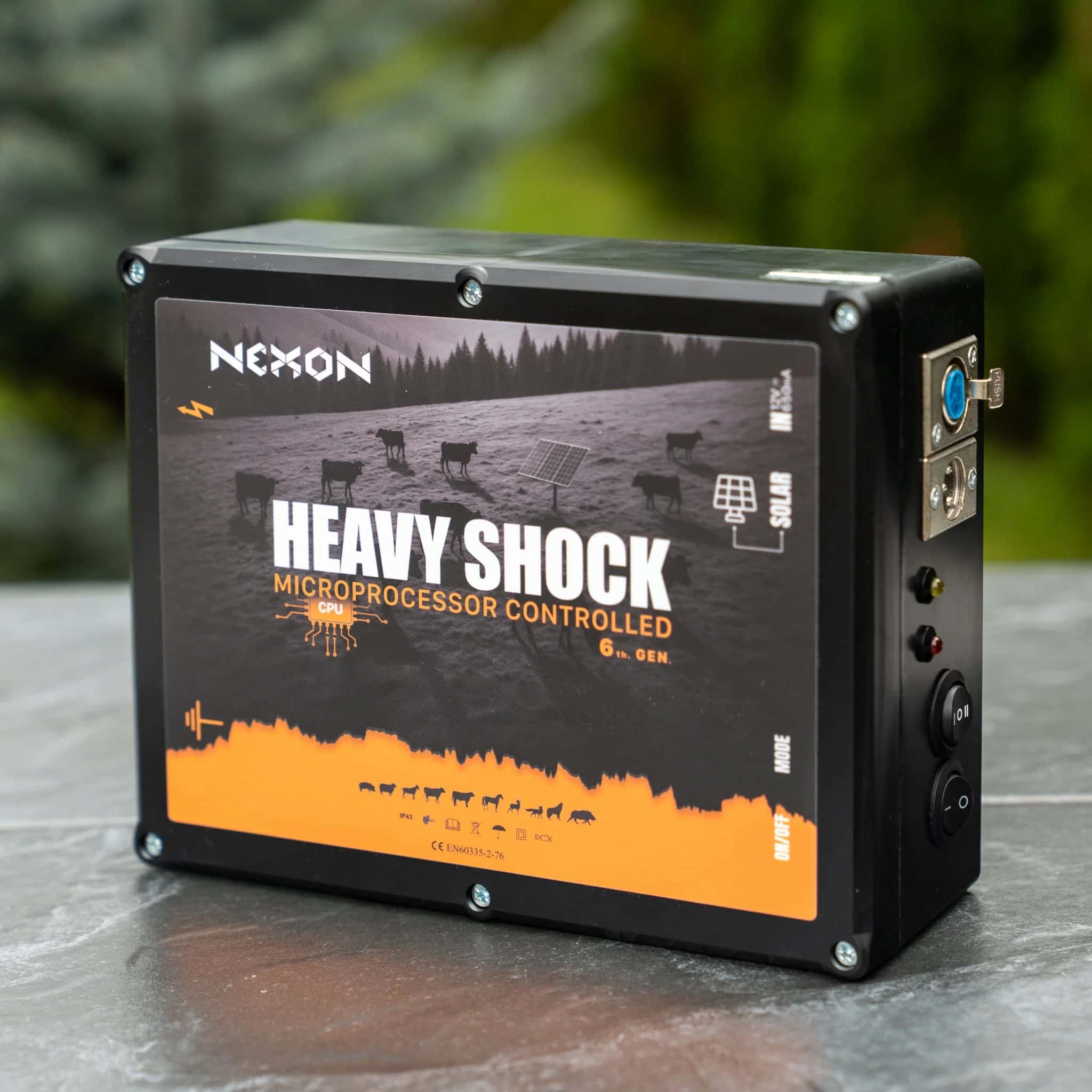 NEXON HeavyShock 6th Gen 2.5J electric fence energizer