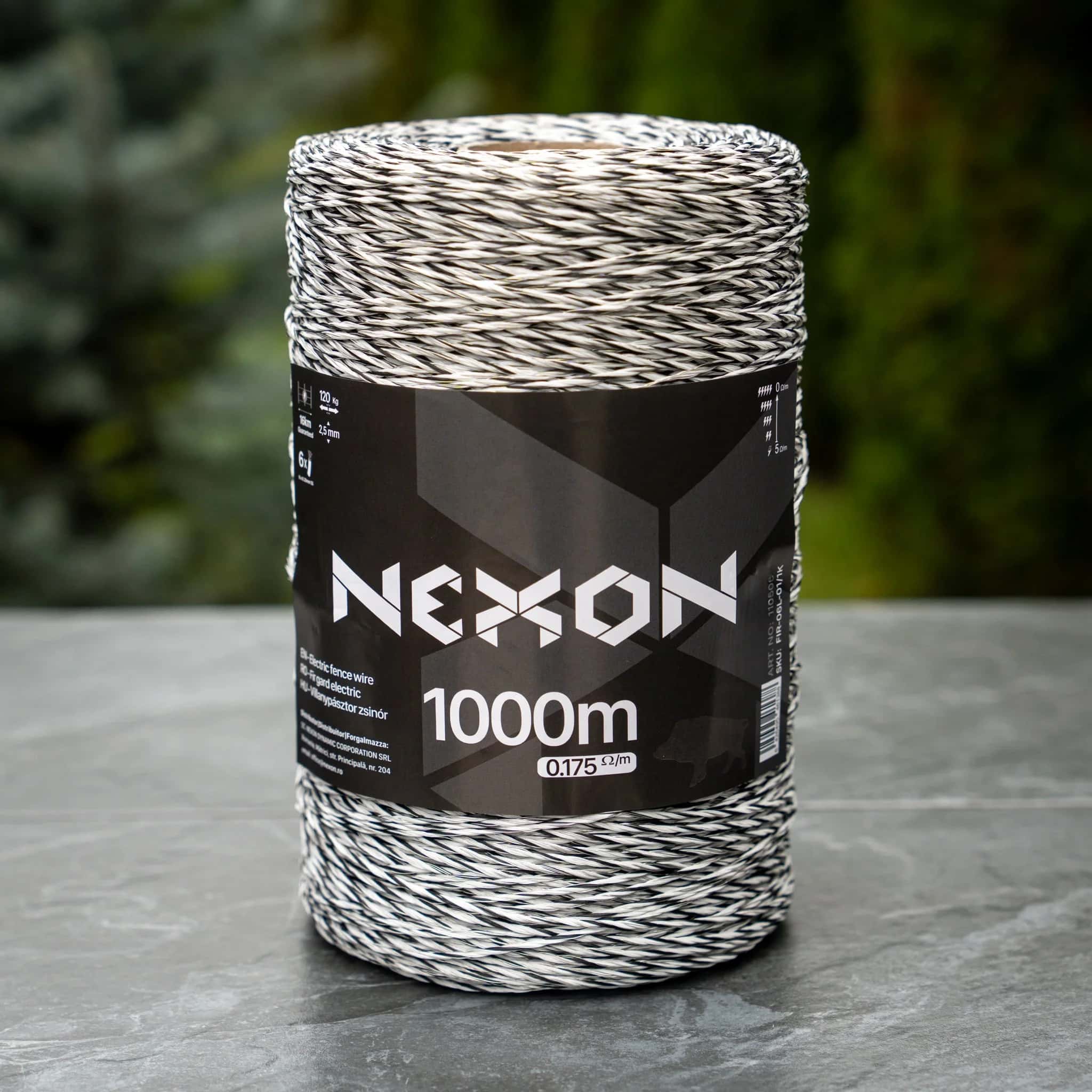 NEXON 1000 m 6 strands 120 kg electric fence polywire