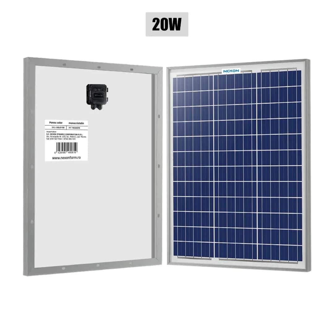 NEXON 20W Solar Panel for Electric Fence without Support