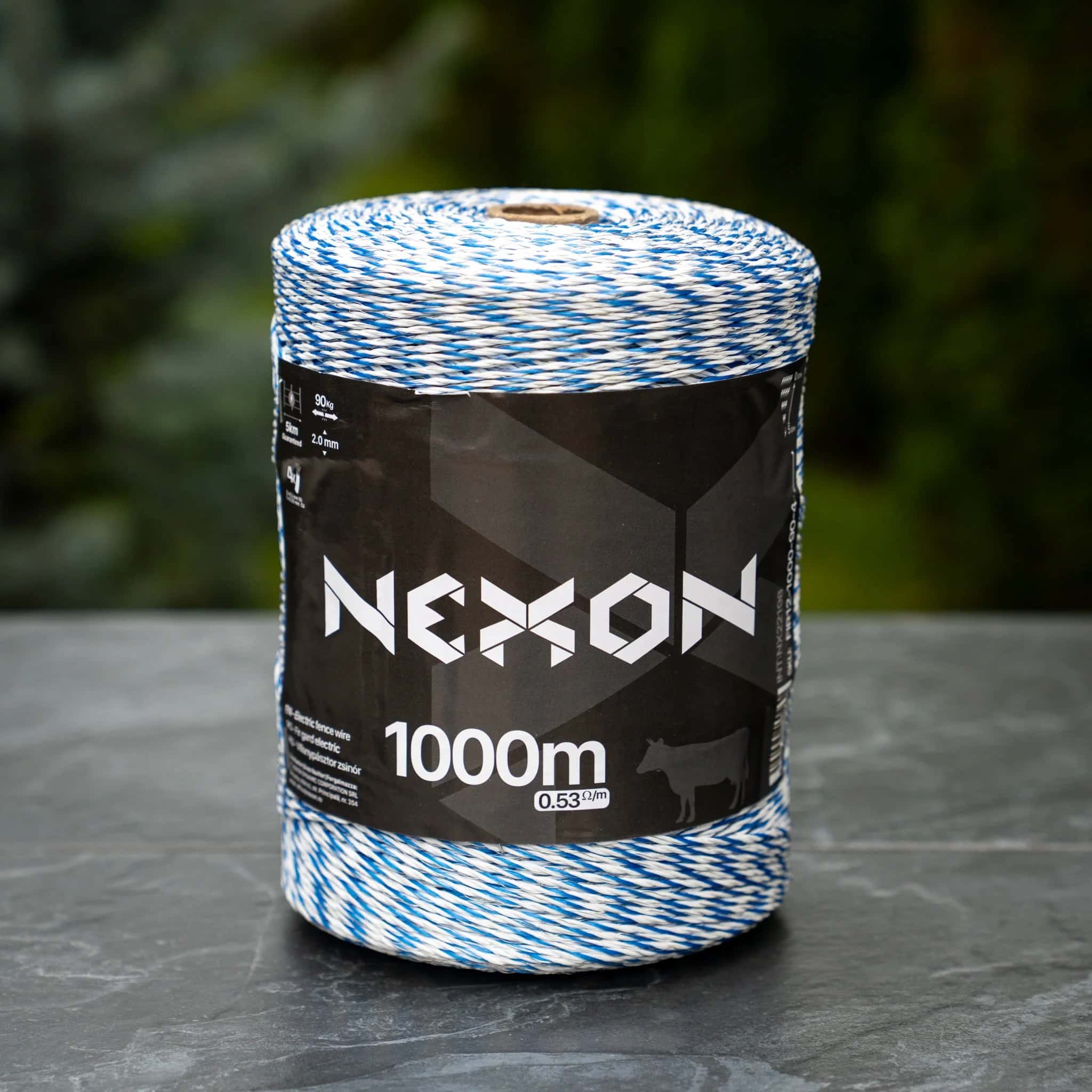 NEXON BASIC 1000 m 4 strands 90 kg electric fence polywire