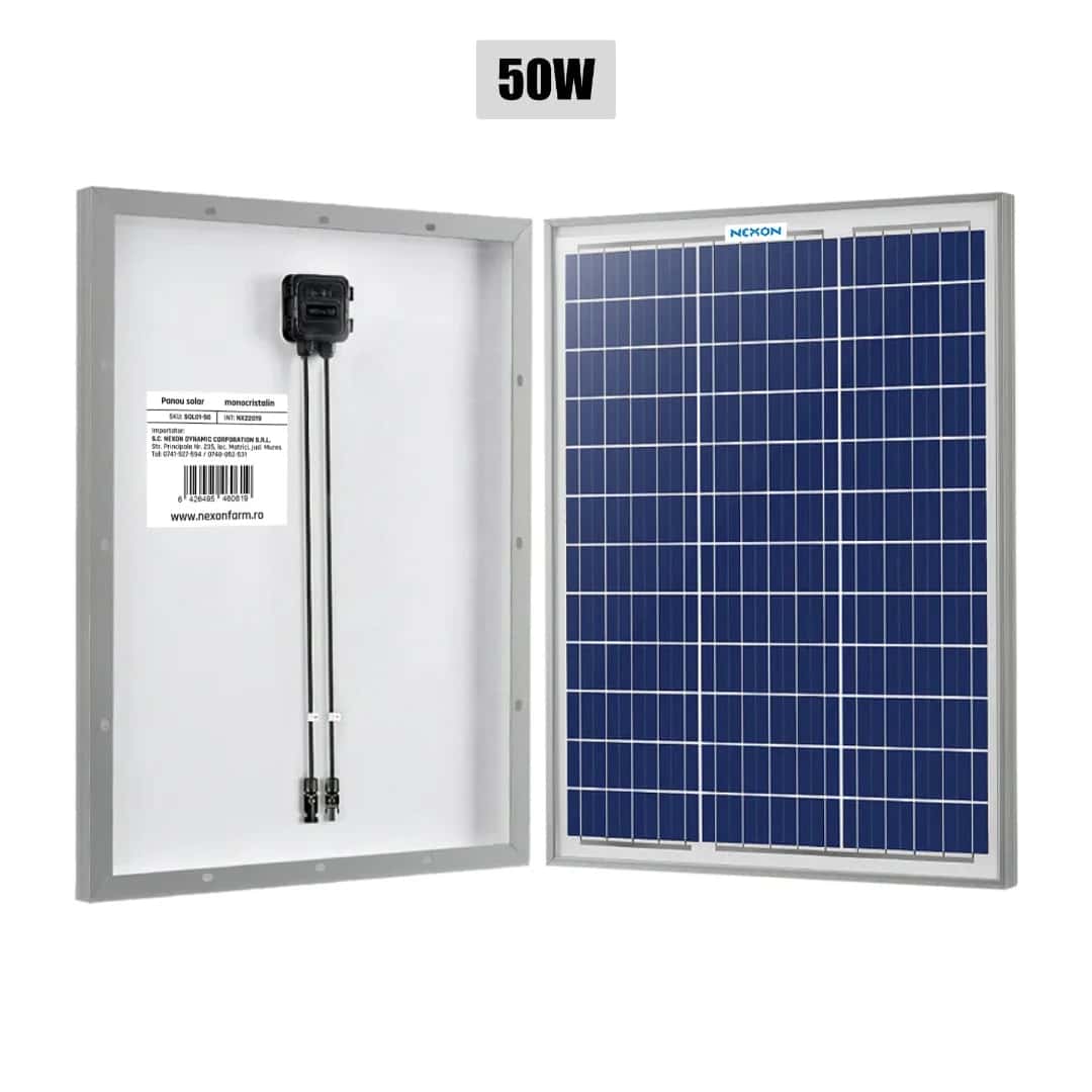 NEXON 50W Solar Panel for Electric Fence Without Support