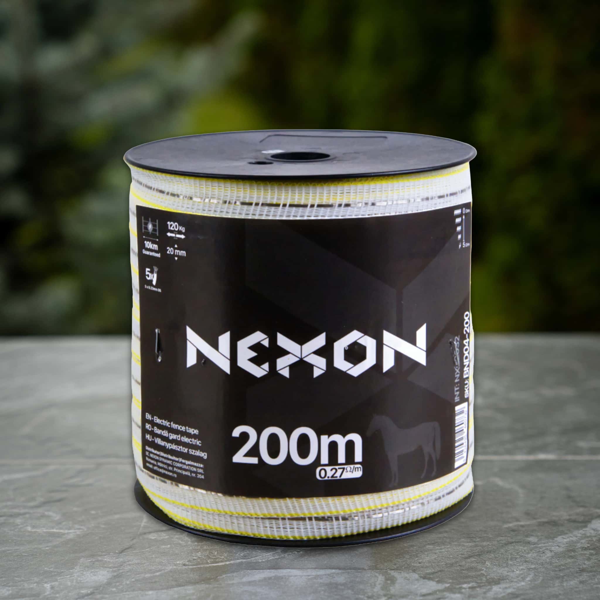 NEXON RANGER Electric Fence Tape 200m 5 Strands 120kg