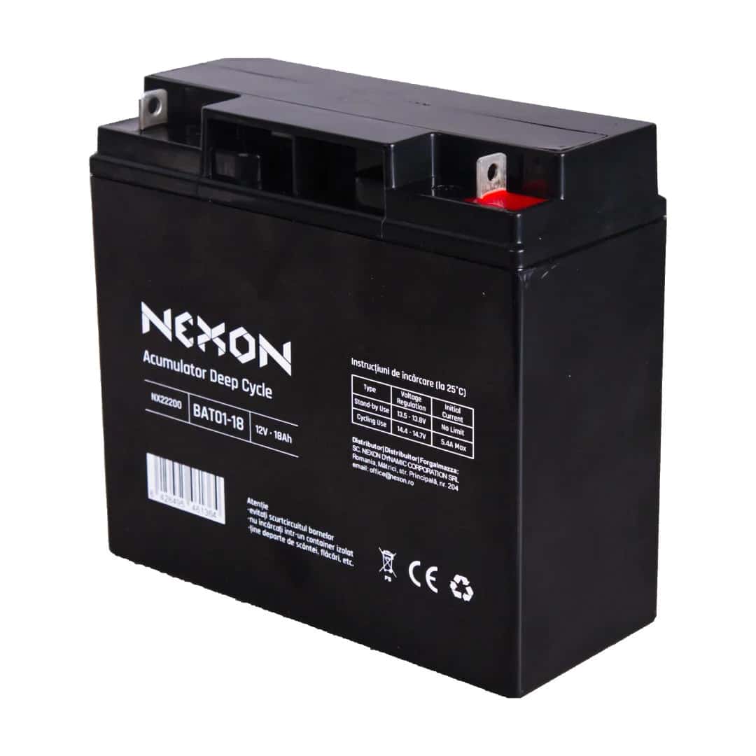 NEXON 12V 18Ah lead-acid battery for electric fence